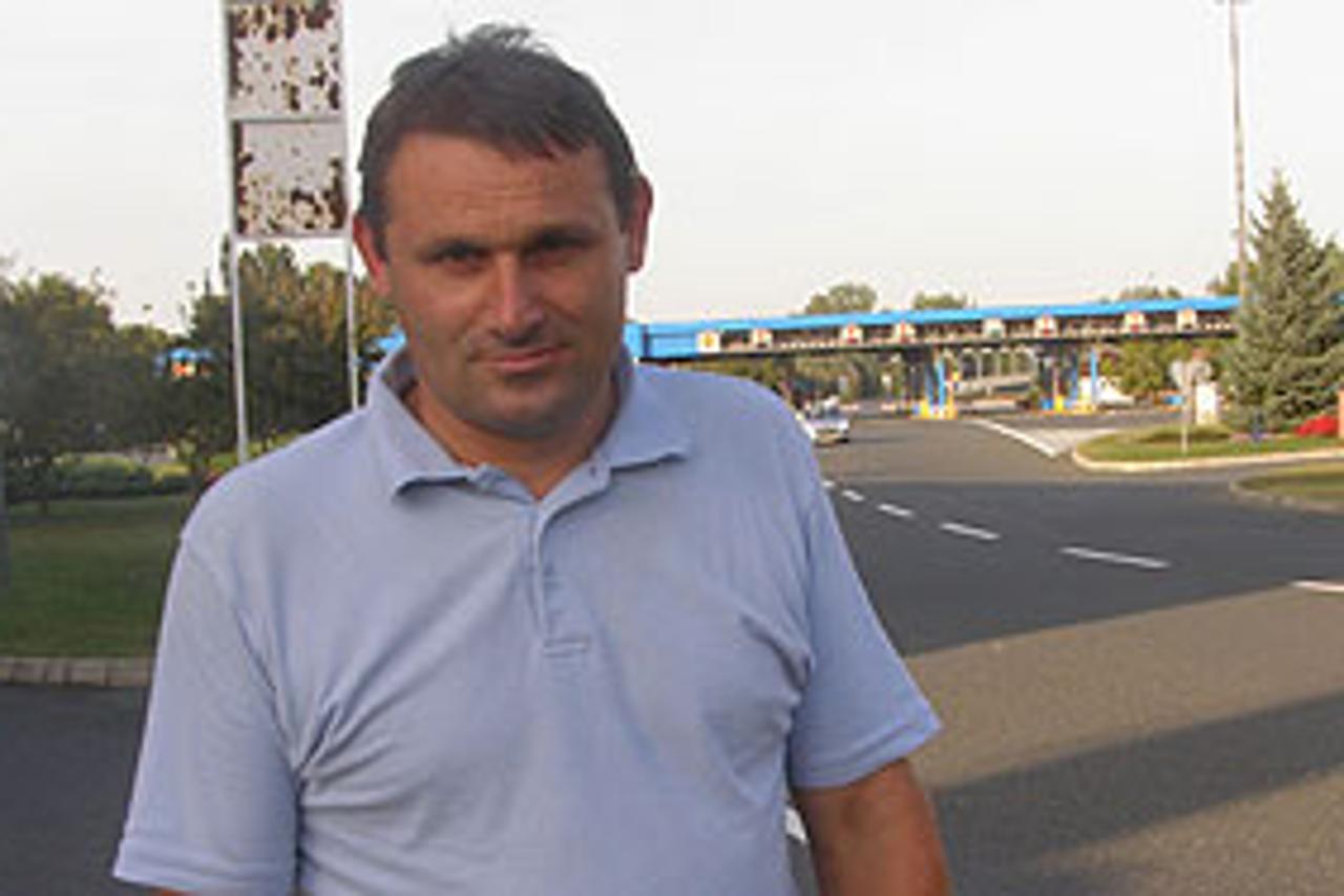 Vladimir Burušić na prijelazu Goričan-Letenye
