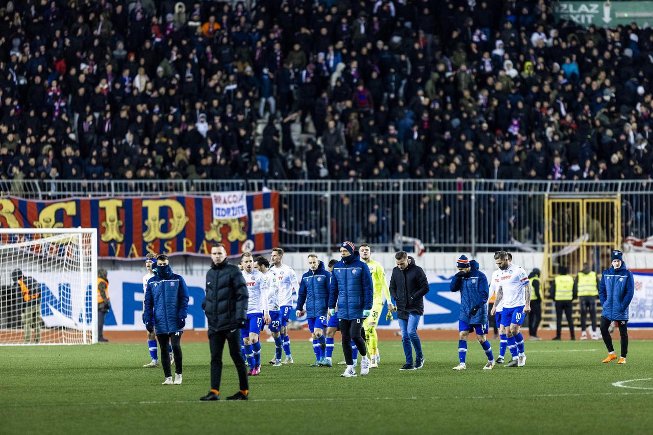 Susret 20. kola SuperSport HNL-a između Hajduka i Rijeke