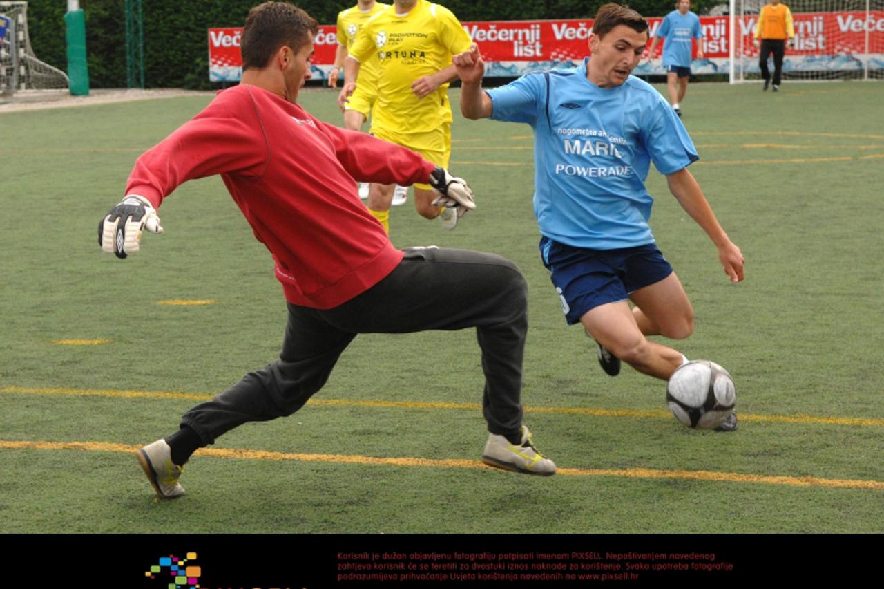 \'01.06.2009., Zagreb - U tijeku je 2. SuperSport Green Cup, humanitarni malonogometni turnir na umjetnoj travi gdje se majstori velikog i malog nogometa bore za najveci nagradni fond u Hrvatskoj od 2