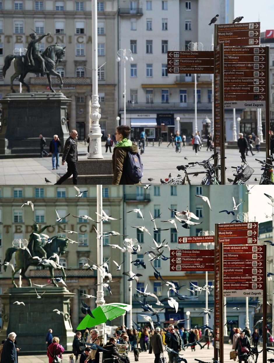 Grad Zagreb prije i nakon pojave koronavirusa