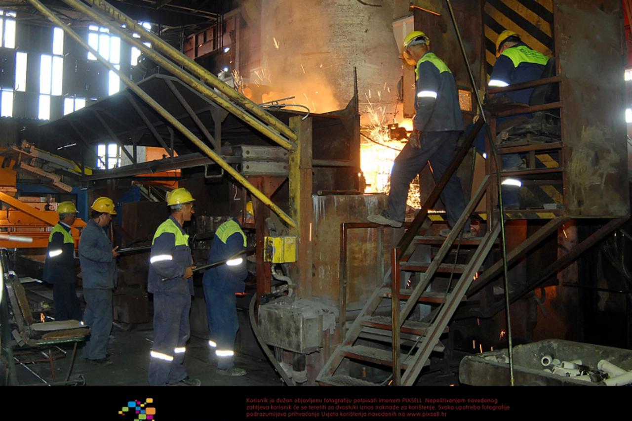 '28.5.2011., Sisak - Pogon Valjaonice cijevi Sisak, CMC.  Photo:Nikola Cutuk/PIXSELL'