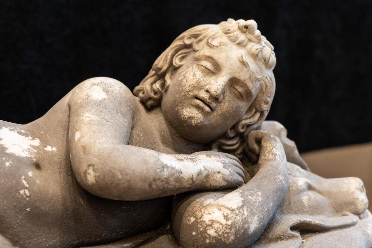 Pula: Predstavljen nedavno poronađen "Usnuli Kupid"