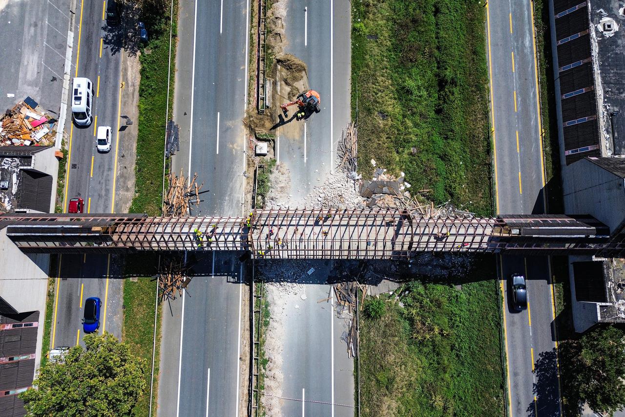 Zagreb: Pogled sa Zagrebačke katedrale na centar grada