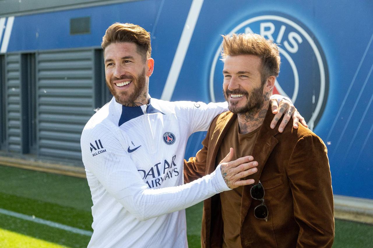 David Beckham posjetio igrače PSG-a u Parizu