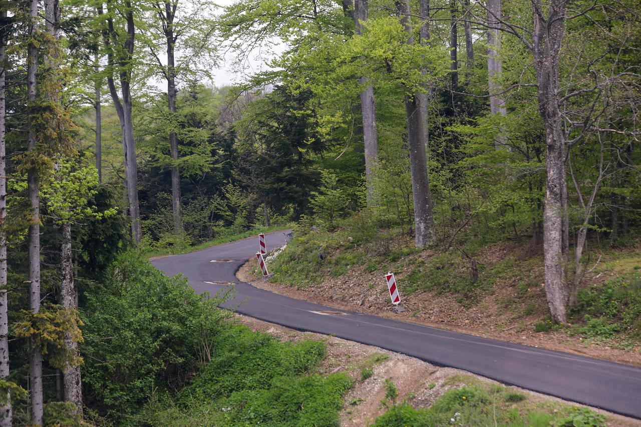 Zagreb: Pogled iz ži?are na obnovljeni dio Sljemenske ceste