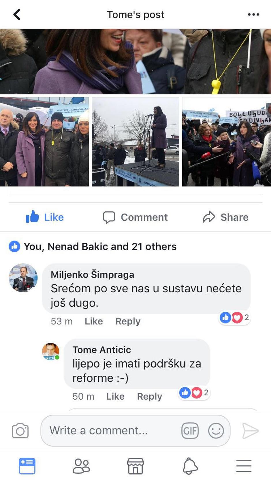 Prepucavanje na Facebooku