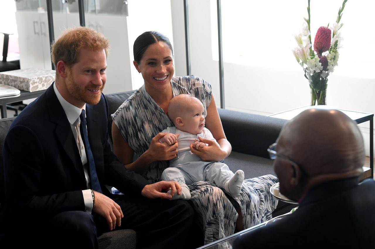 FILE PHOTO: Britain's Prince Harry and Meghan visit South Africa