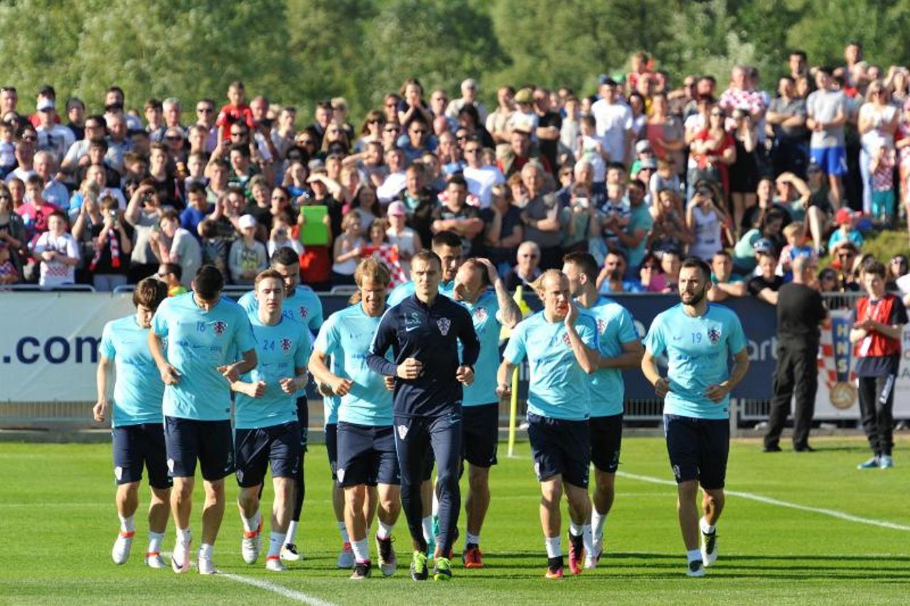 hrvatska nogometna reprezentacija, trening