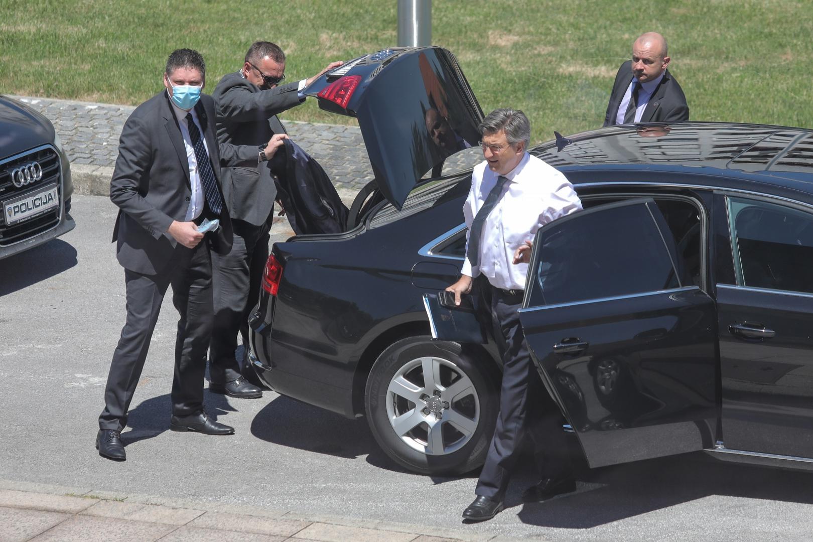 09.07.2020., Zagreb - U Nacionalnoj i sveucilisnoj knjiznici odrzana je sjednica Vlade. Andrej Plenkovic. Photo: Tomislav Miletic/PIXSELL