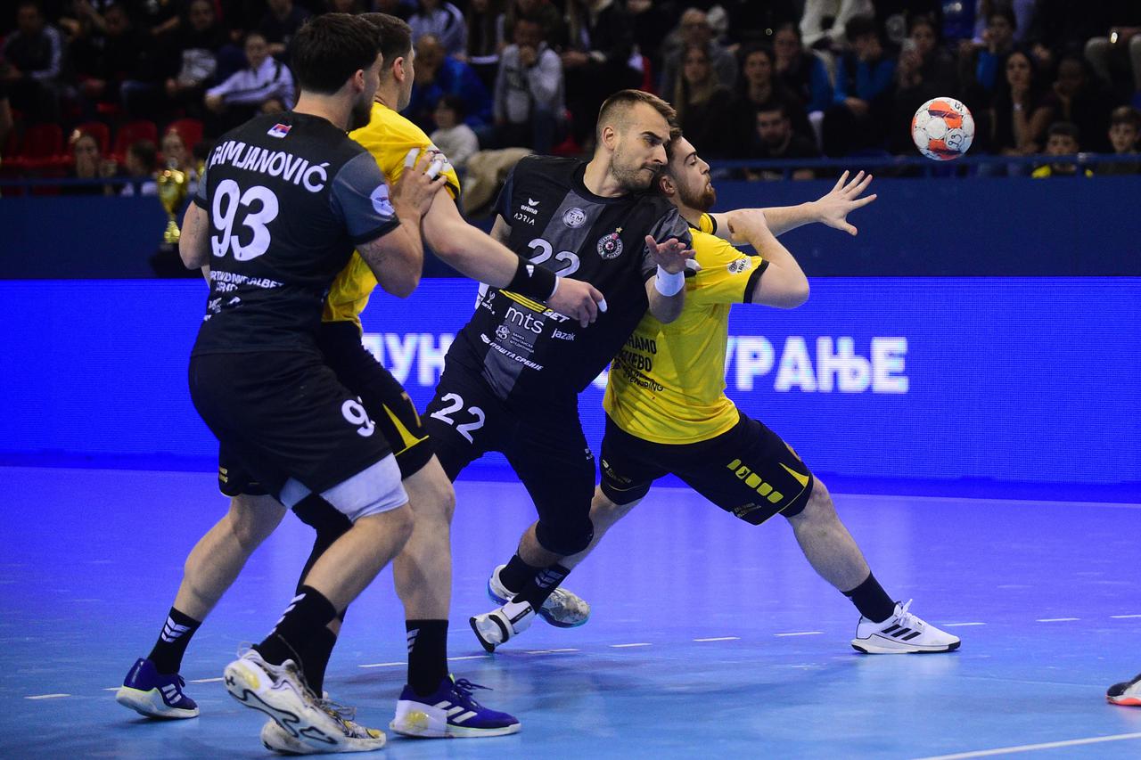Beograd: Rukometaši Partizana osvojili su Kup Srbije pobijedivši Dinamo iz Pančeva rezultatom 34:27