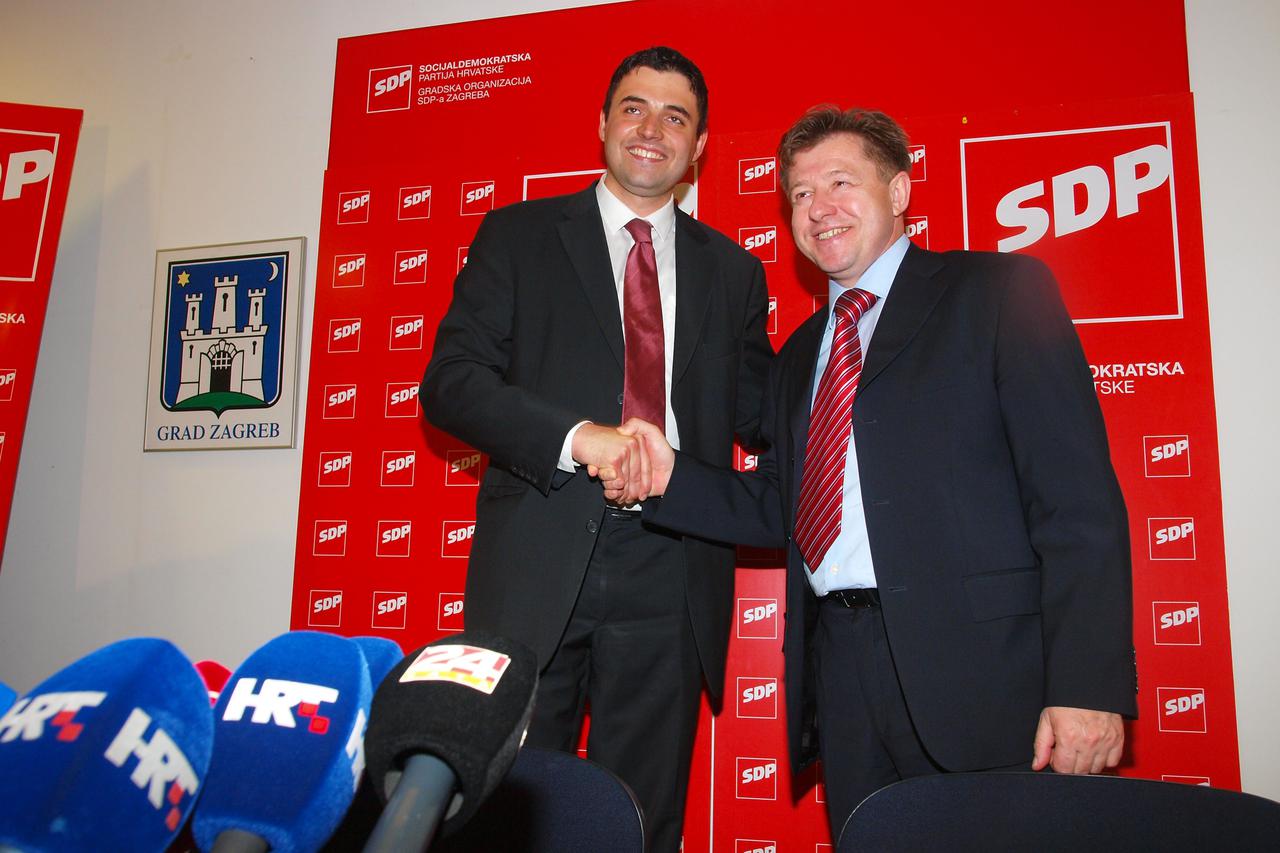 Davor Bernardić i Ivo Jelušić