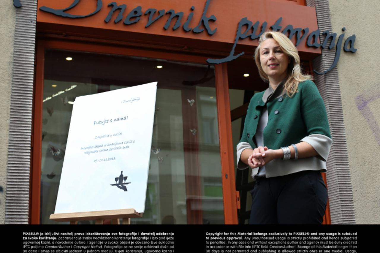 '09.10.2013., Zagreb - Katarina Maric, direktorica nove putnicke agencije Dnevnik putovanja u Petrinjskoj 38. Photo: Sanjin Strukic/PIXSELL'
