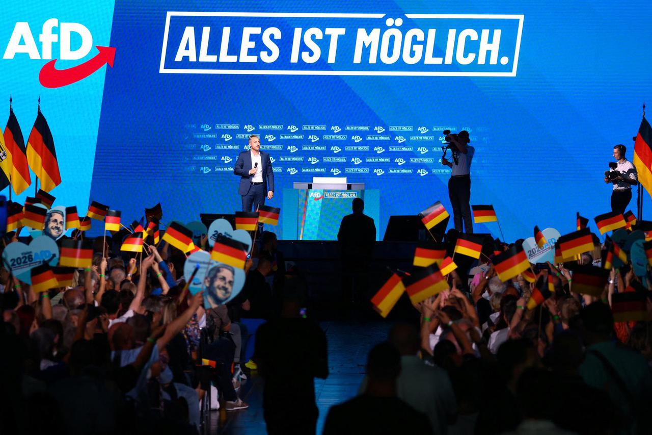 Germany's AfD party campaign kick-off event ahead of Saxony-Anhalt state election, in Magdeburg