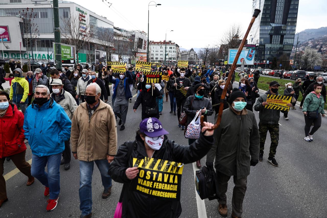 Sarajevo: Prosvjed pod nazivom "Borba za život"