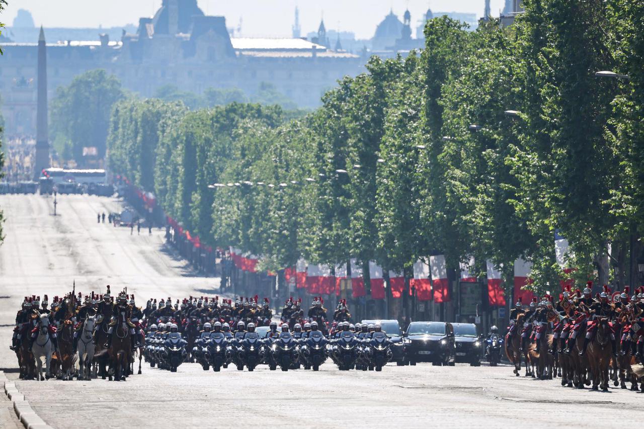 81st anniversary of Victory in Europe Day, which commemorates the end of the Second World War in Europe, in Paris
