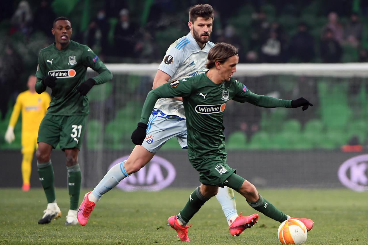 2020-21 UEFA Europa League Round of 32, 1st leg: FC Krasnodar vs GNK Dinamo Zagreb