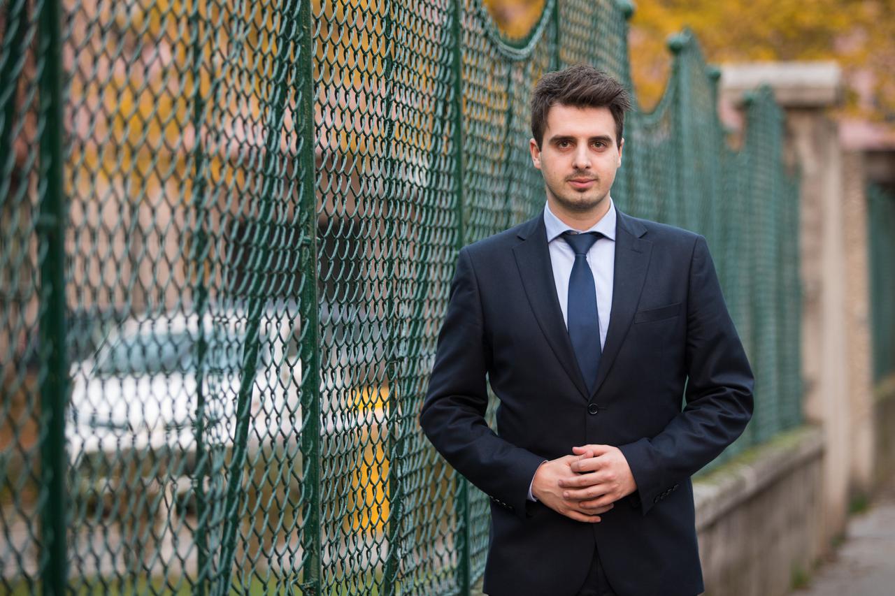 21.11.2016., Zagreb - Matija Kikelj, predsjednik Izvrsnog odbora Zavicajnog drustva Medjimurje.  Photo: 
