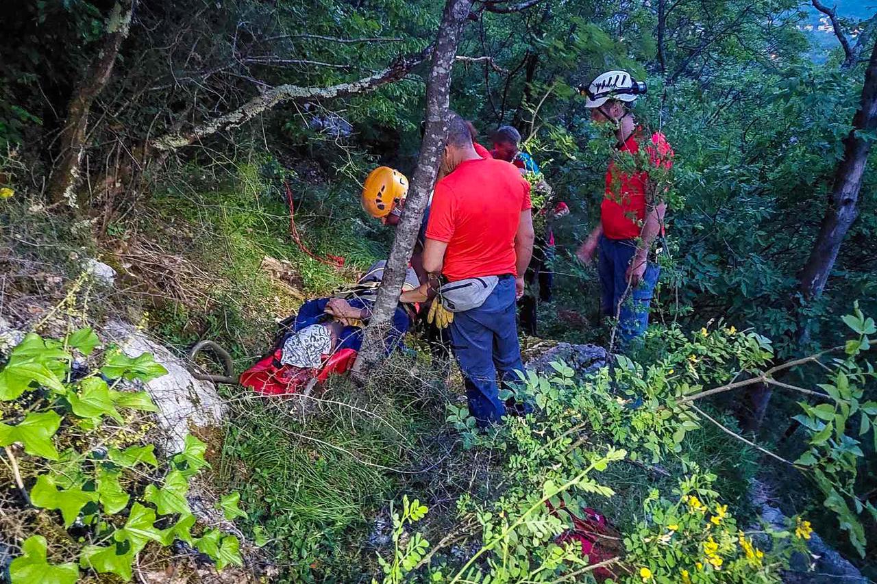 HGSS Rijeka tijekom akcje spašavanja