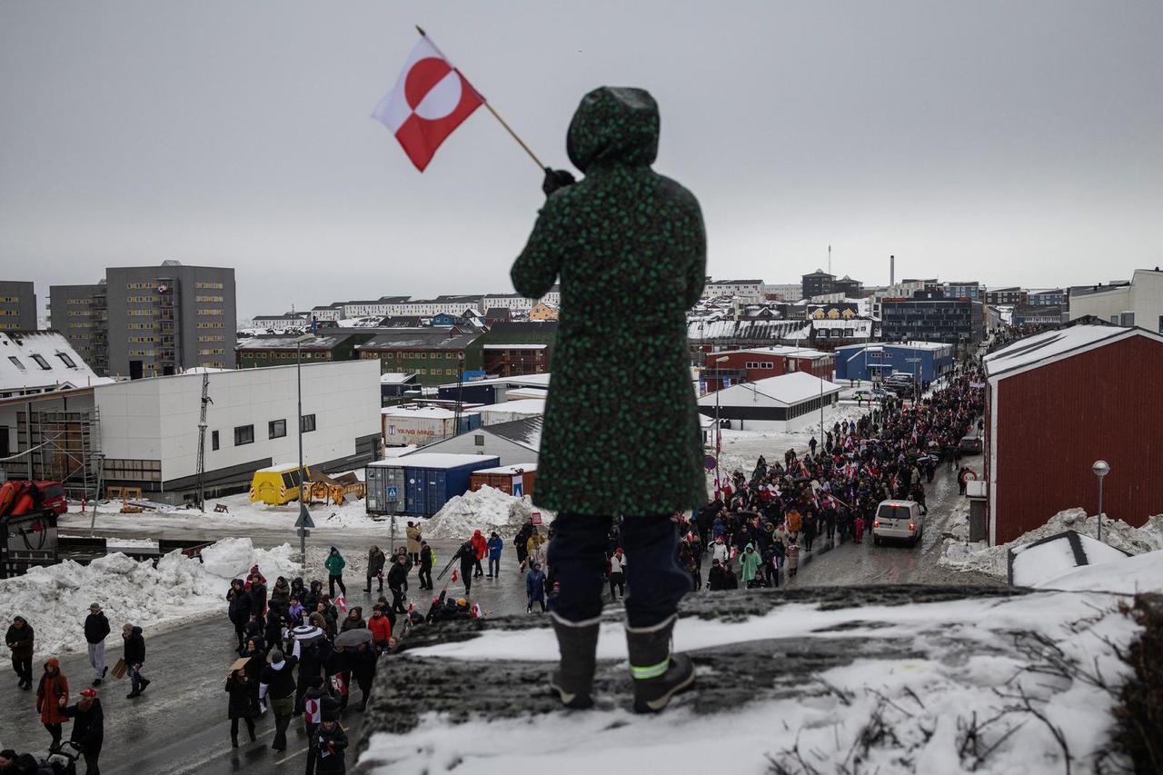 Protesters rally in Greenland against Trump annexation threat