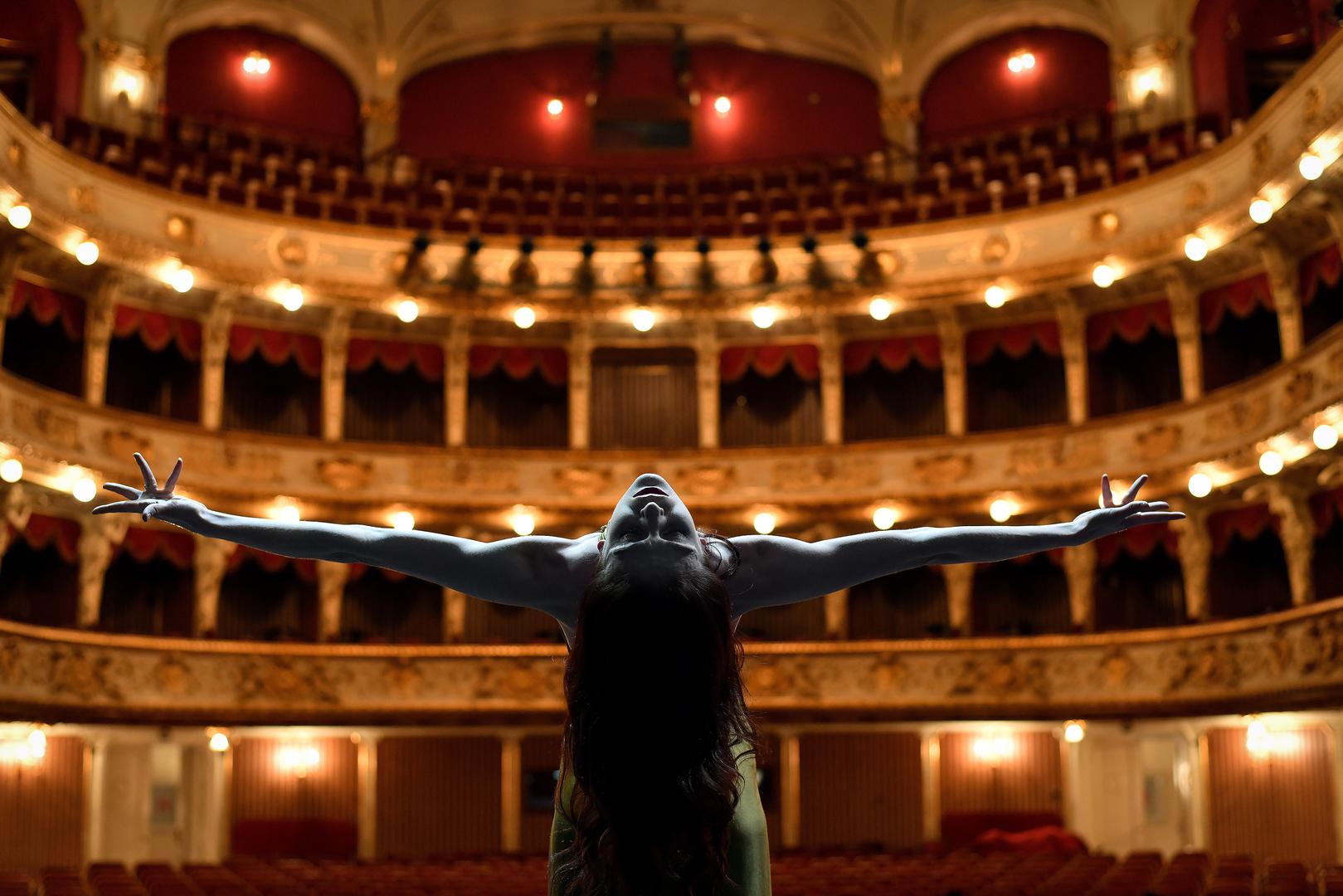 24.01.2018., Zagreb - Natalia Kosovac, solistica baleta Hrvatskog narodnog kazališta.