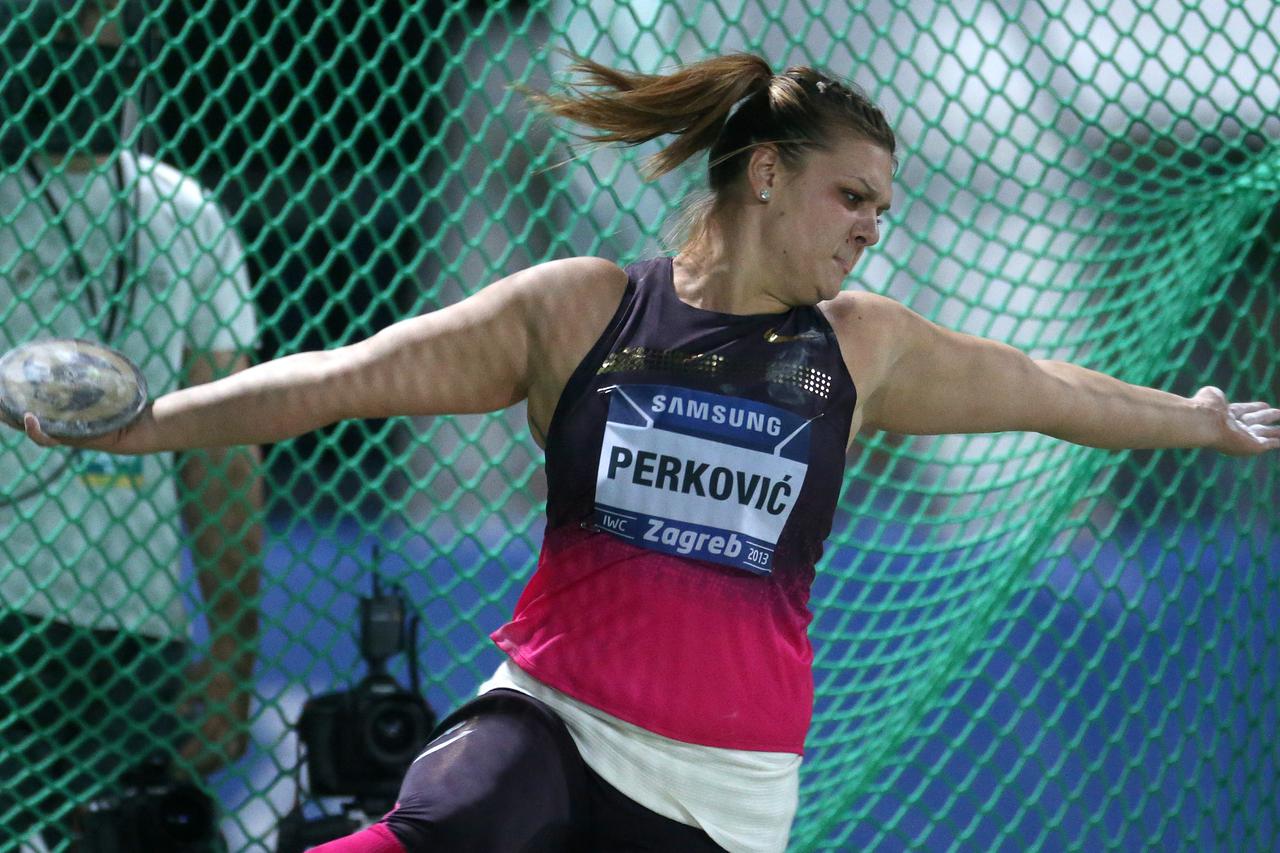 03.09.2013., Zagreb - IAAF world challenge Zagreb 2013. 63. Memorijal Borisa Hanzekovica na atletskom stadionu Mladost. Sandra Perkovic. Photo: Sanjin Strukic/PIXSELL