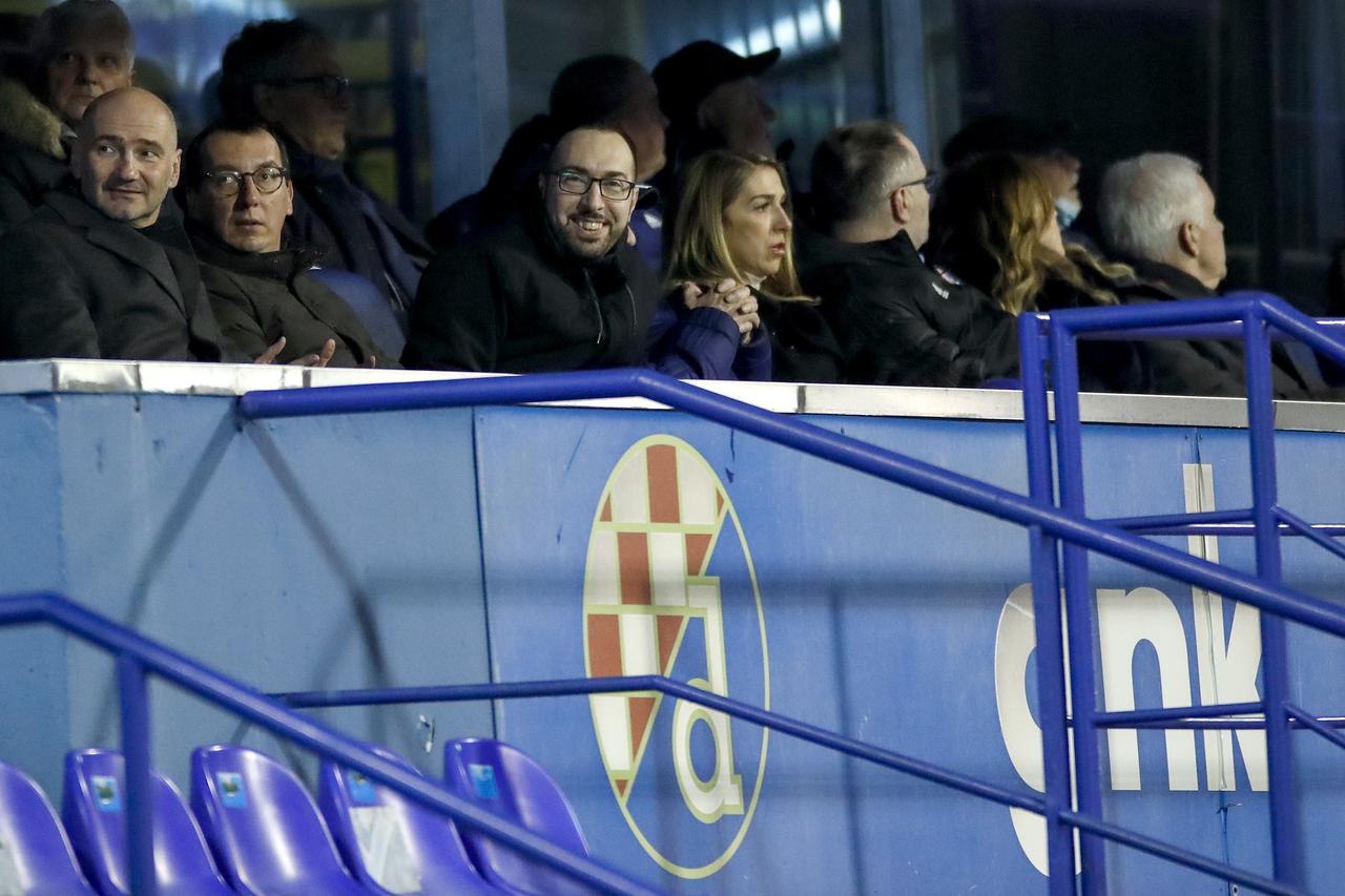 Zagreb: Svečana loža na stadionu Maksimir tijekom utakmice između Dinama i Rijeke