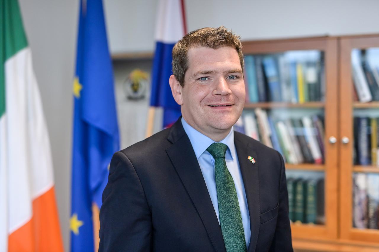 Zagreb: Peter Burke, irski državni ministar odgovoran za poslove EU i obranu