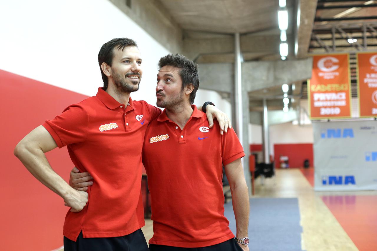 SPECIJAL MAX 23.09.2015., Zagreb - Pomocni trener Veljku Mrsicu u KK Cedevita biti ce legenda talijanske kosarke Gianmarco Pozzecco.  Photo: Sanjin Strukic/PIXSELL