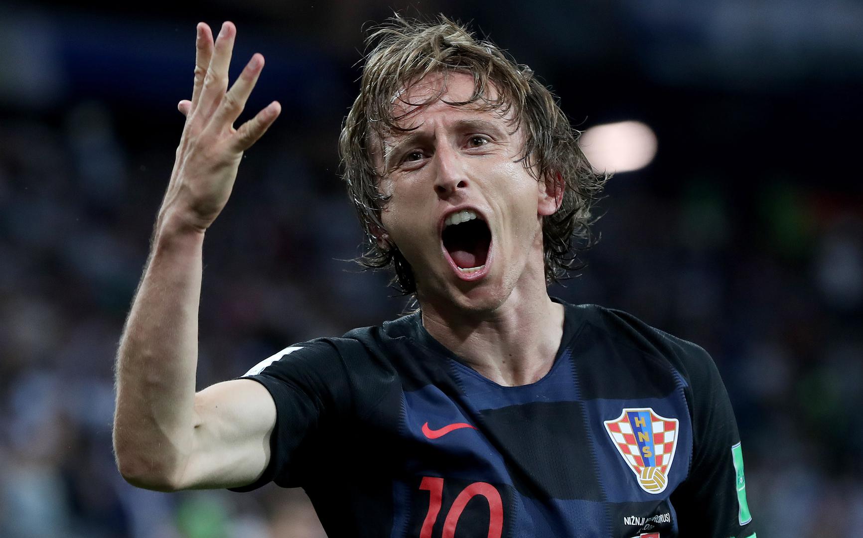 21.06.2018., Nižnji Novgorod, Rusija - Svjetsko nogometno prvenstvo 2018., skupina D, 2. kolo, Argentina - Hrvatska. Luka Modrić
