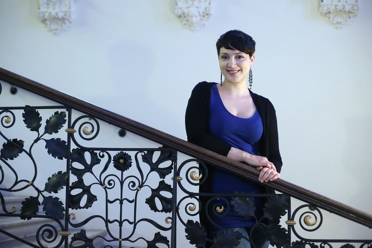 10.07.2015., Zagreb - Muzej za umjetnost i obrt. Ana Lice, operna pjevacica i dizajnerica video-igara. Photo: Sanjin Strukic/PIXSELL