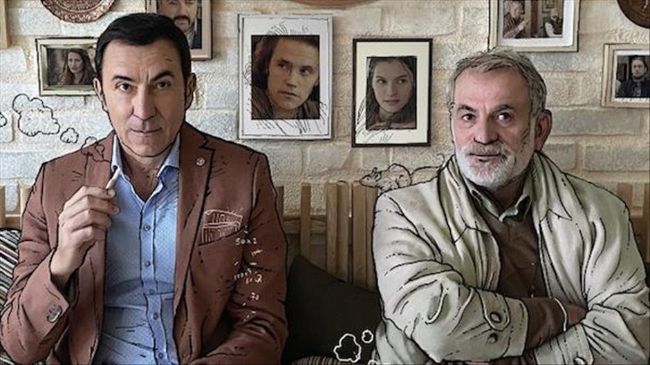 Branko Đurić i Izudin Bajrović u filmu 'Deset u pola'