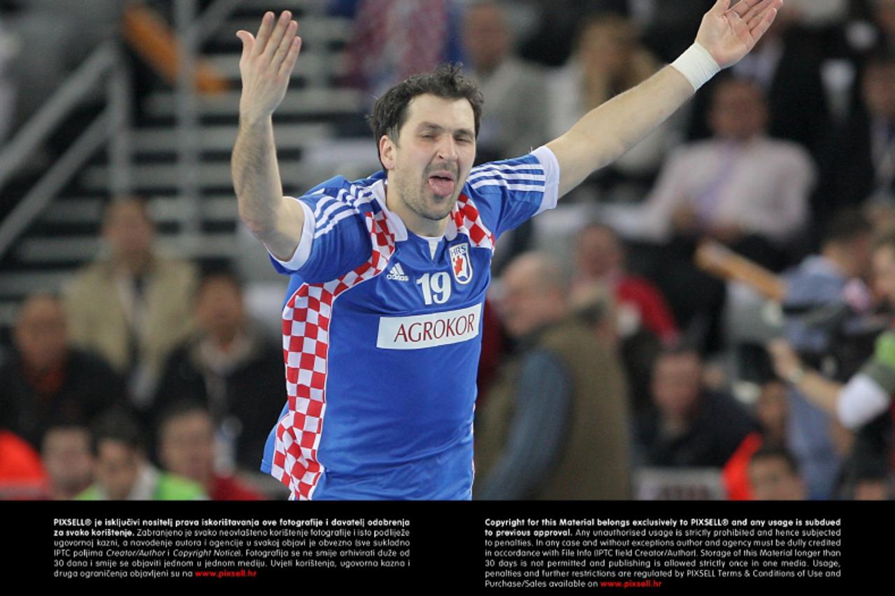'30.01.2009., dvorana Arena, Zagreb, Hrvatska - Hrvatska i Poljska odigrale su na Svjetskom prvenstvu u rukometu polufinalnu utakmicu. Hrvatska je jedina reprezentacija na Svjetskom prvenstvu koja je 