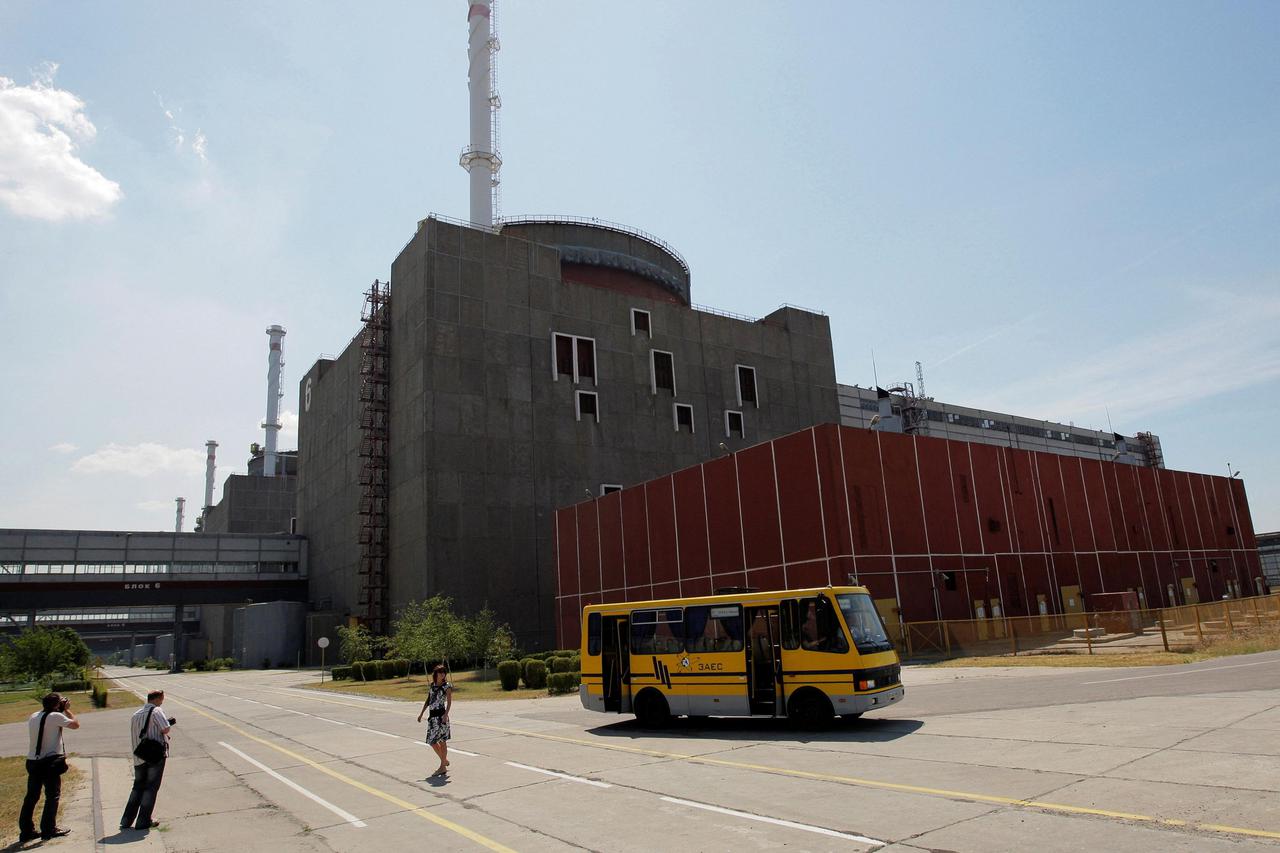 FILE PHOTO: File photo of the Zaporizhzhia nuclear power station in Ukraine