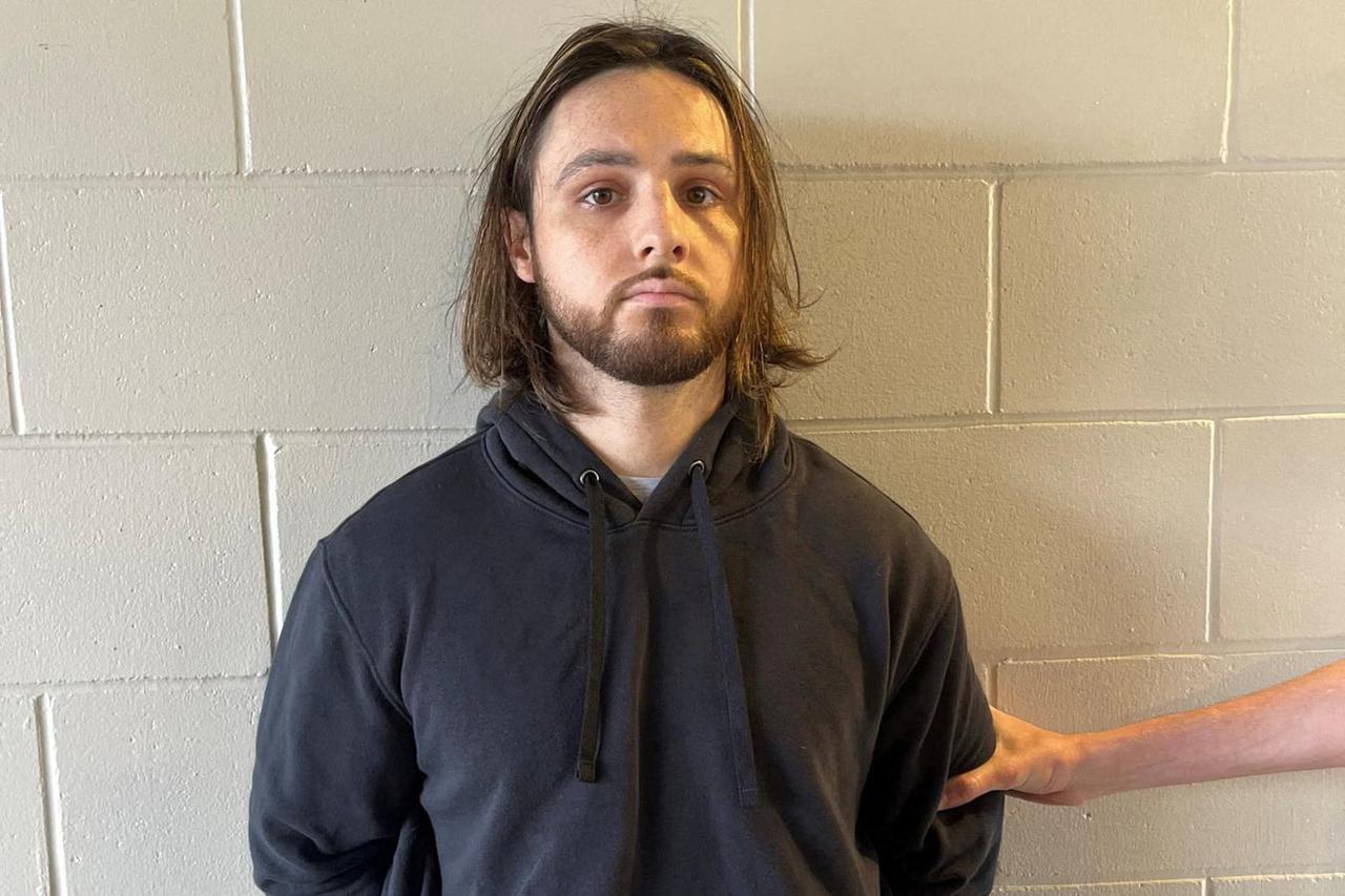 Jonathan Rinderknecht is posed after his arrest on charges that he intentionally ignited the Pacific Palisades Fire in Los Angeles