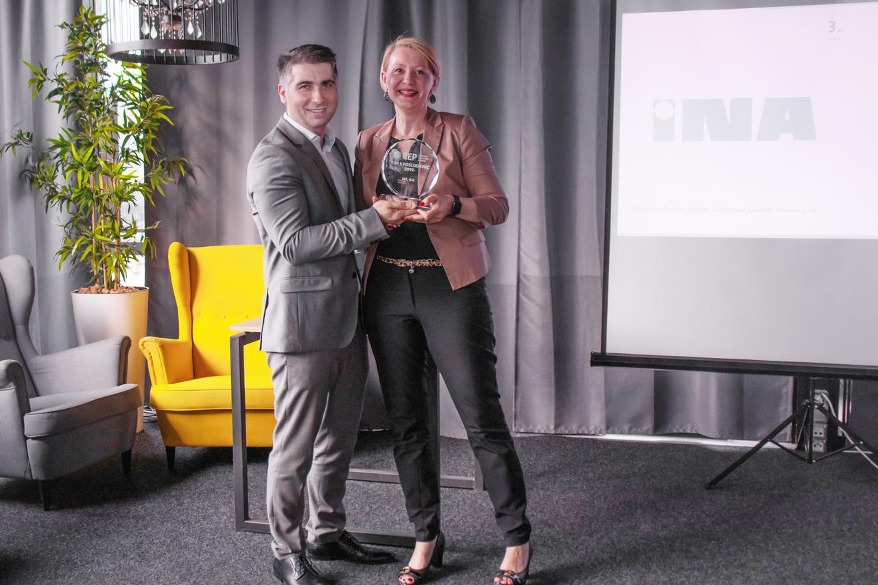 INA na 3. mjestu TOP 5 Poslodavaca Partnera za 2019. godinu
