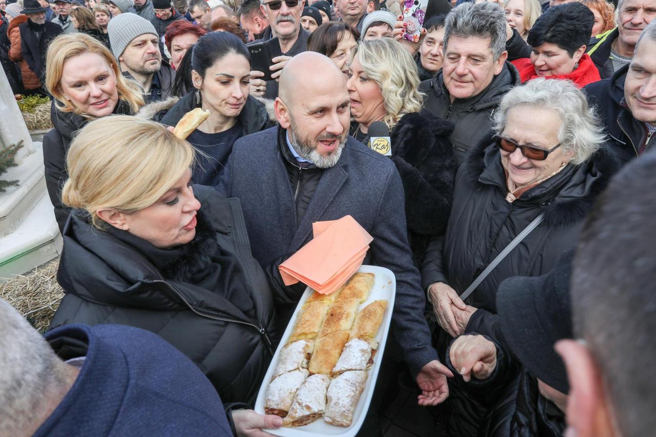 Marija Bistrica: Kolinda Grabar-Kitarović prisustvovala proslavi dočeka Nove godine u podne
