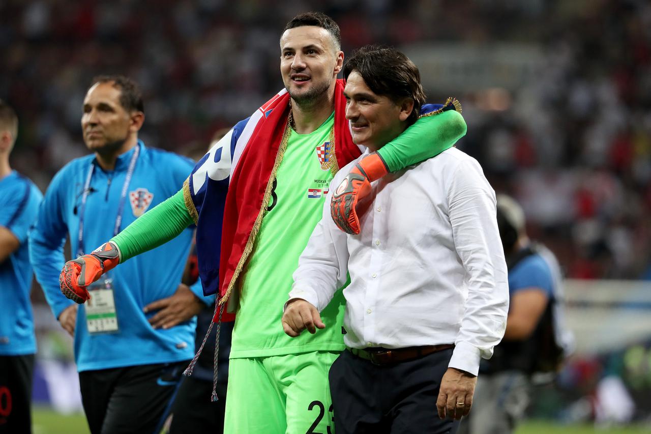 Moskva: Slavlje hrvatske nogometne reprezentacije nakon pobjede nad Engleskom