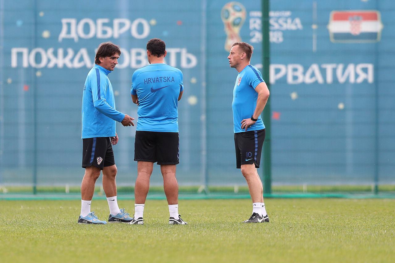 Trening hrvatske reprezentacije u Iličevu