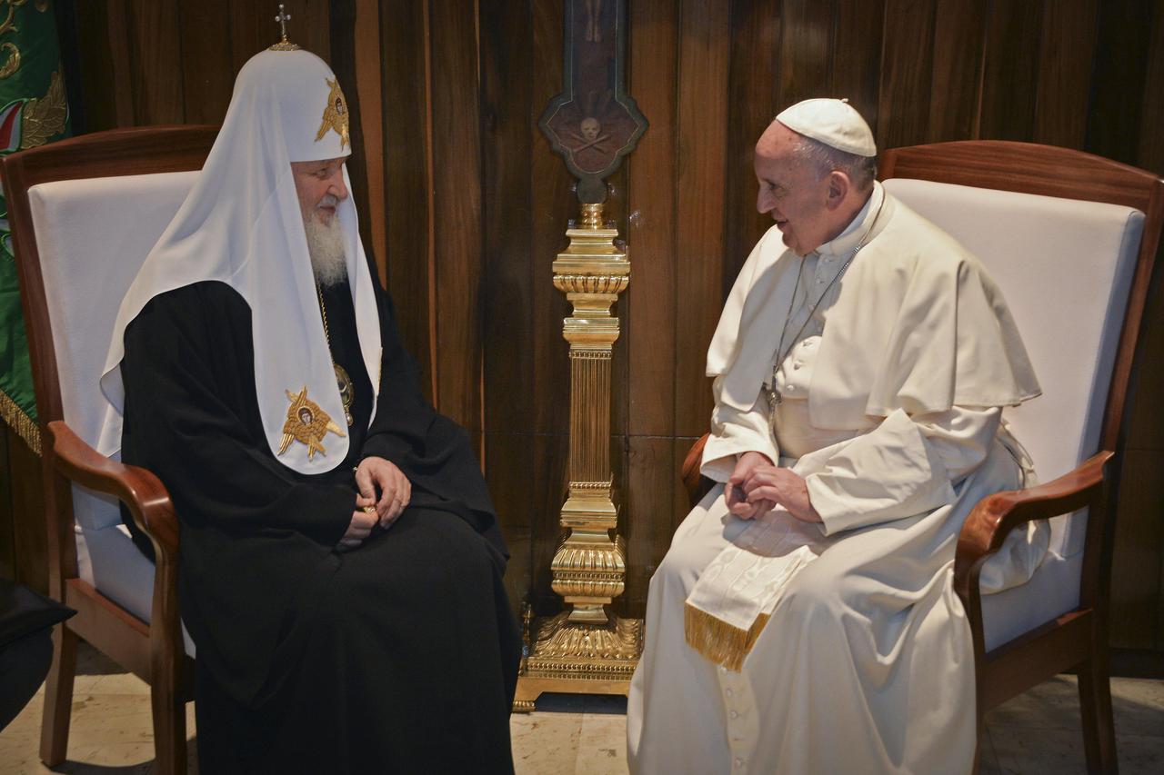 papa Franjo patrijarh Kiril