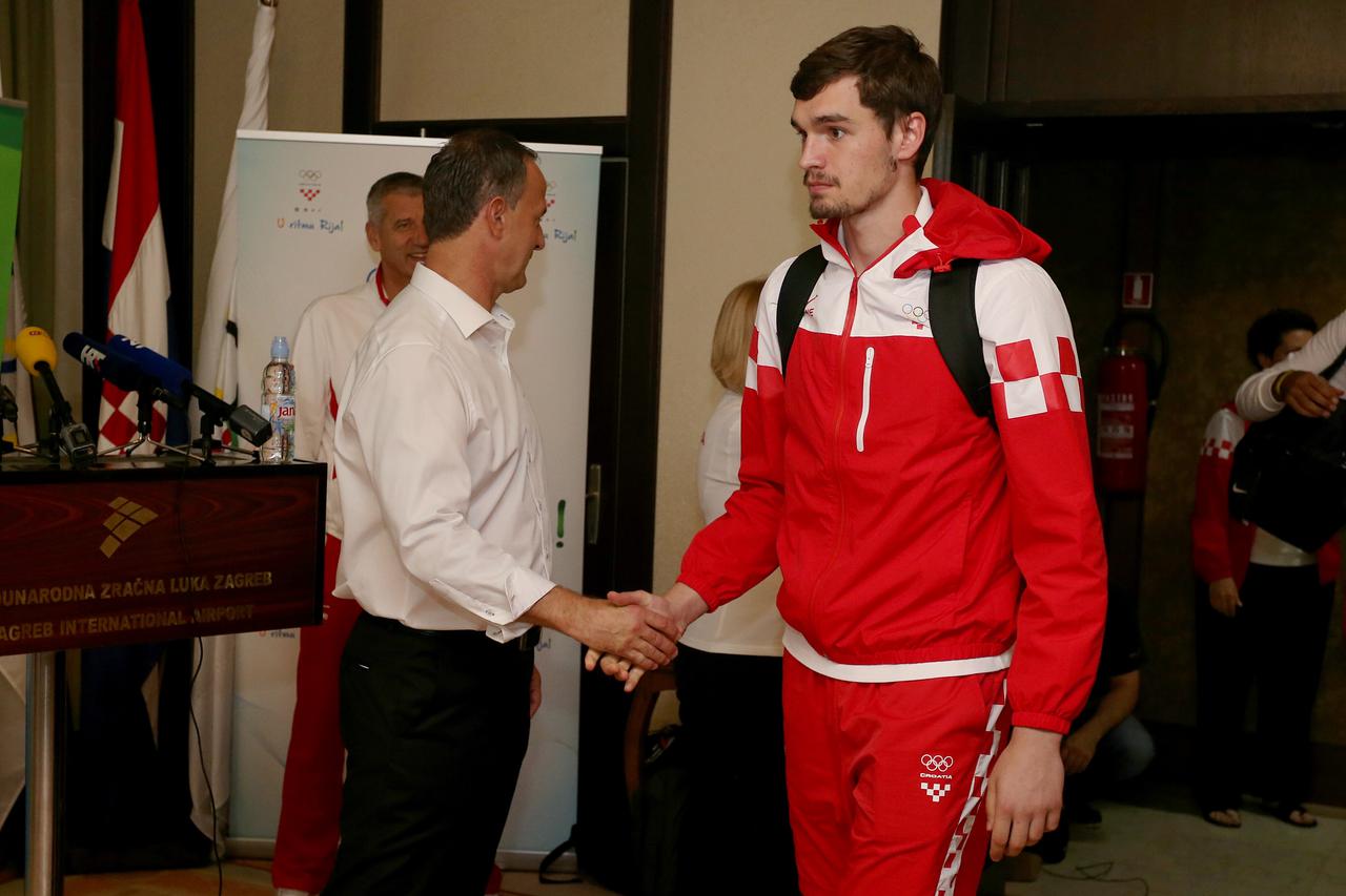 Zagreb: Hrvatski košarkaši vratili se s Olimpijskih igara u Riju