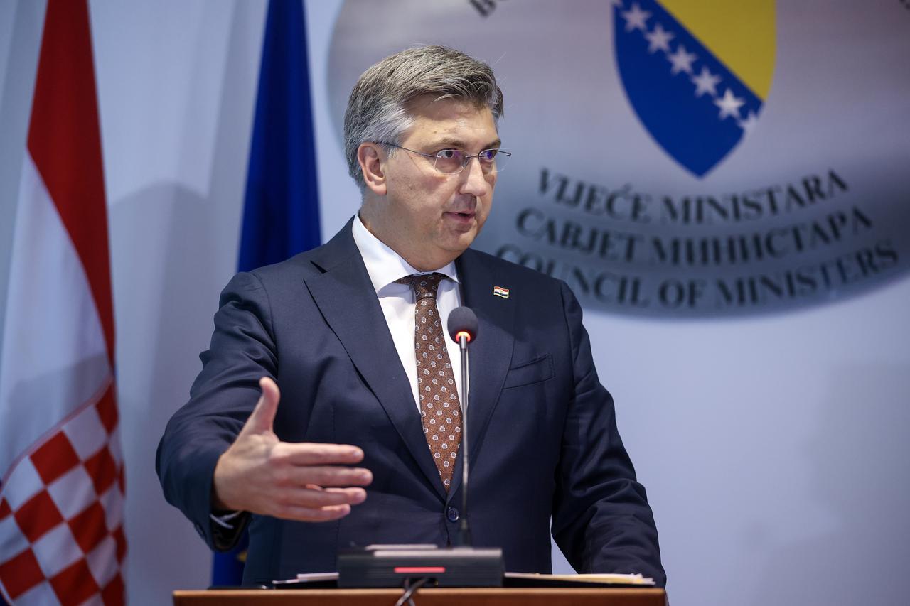 Sarajevo: Nakon sastanka Andrej Plenković i Borjana Krišto obratili su se javnosti