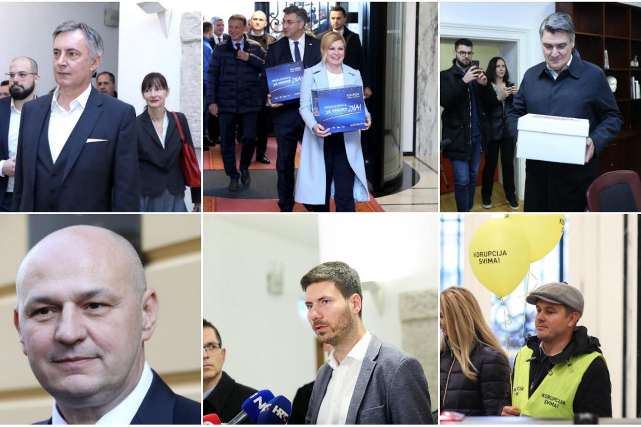 Kolinda Grabar-Kitarović, Zoran Milanović, Miroslav Škoro, Mislav Kolakušić, Ivan Pernar, Dario Juričan
