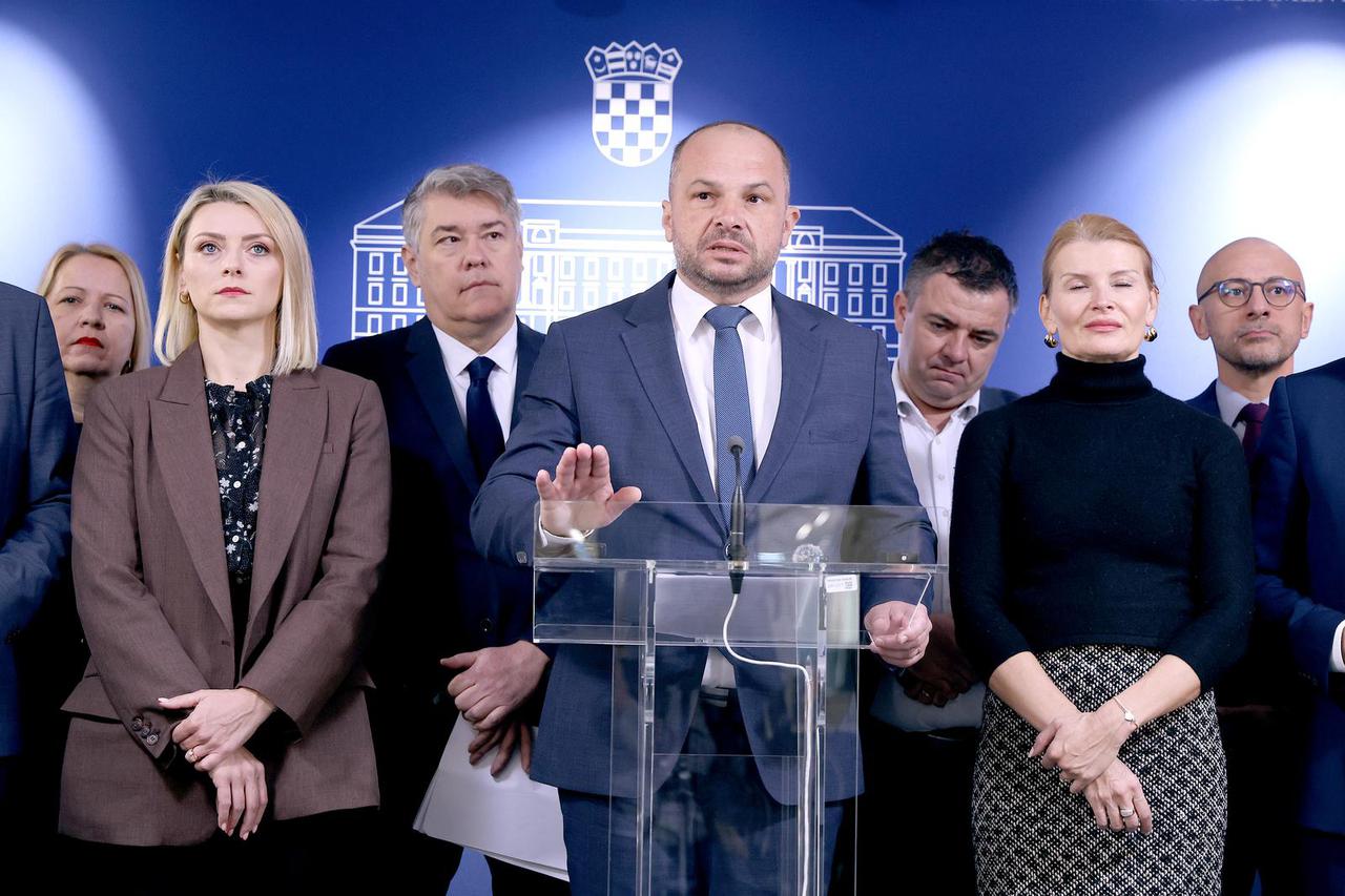 Zagreb: Siniša Hajdaš Dončić i Boris Lalovac o proračunu za 2026. godinu