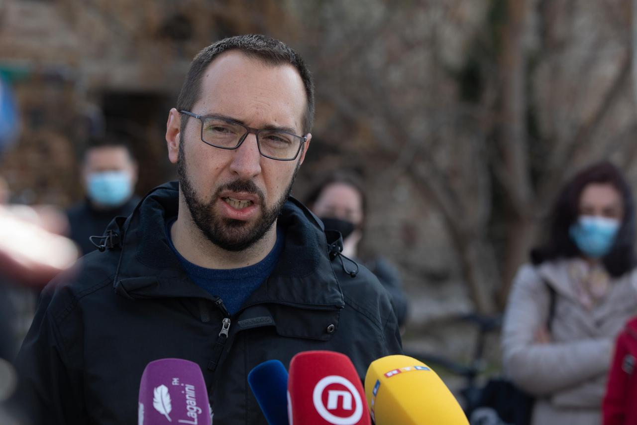 Zagreb: Tomislav Tomašević i Sandra Bosnar održali su konferenciju za medije