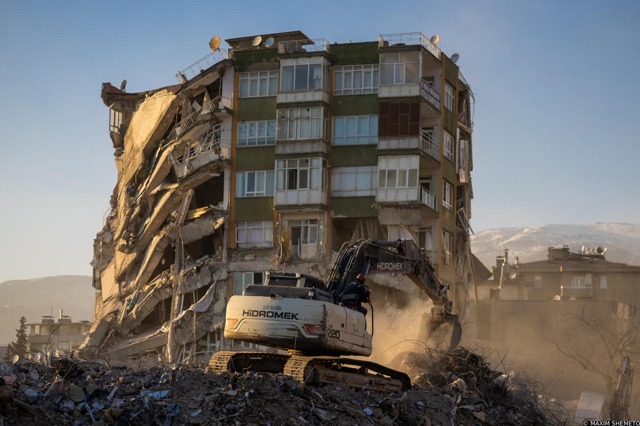 Aftermath of the deadly earthquake