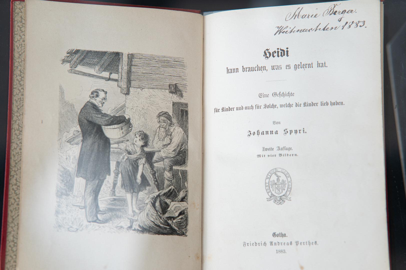 Ravnateljica Uprave za arhive, knjižnice i muzeje Ministarstva kulture i medija Anuška Deranja Crnokić ocijenila je kako Heidi na mnoge generacije ostavlja neizbrisiv trag, a razlog je što u tom liku djeca prepoznaju nekoga tko se bori za svoje mjesto u svijetu