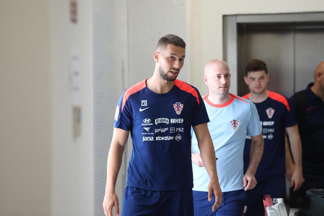 Rijeka: Marko Pjaca i Martin Baturina na konferenciji za novinare.