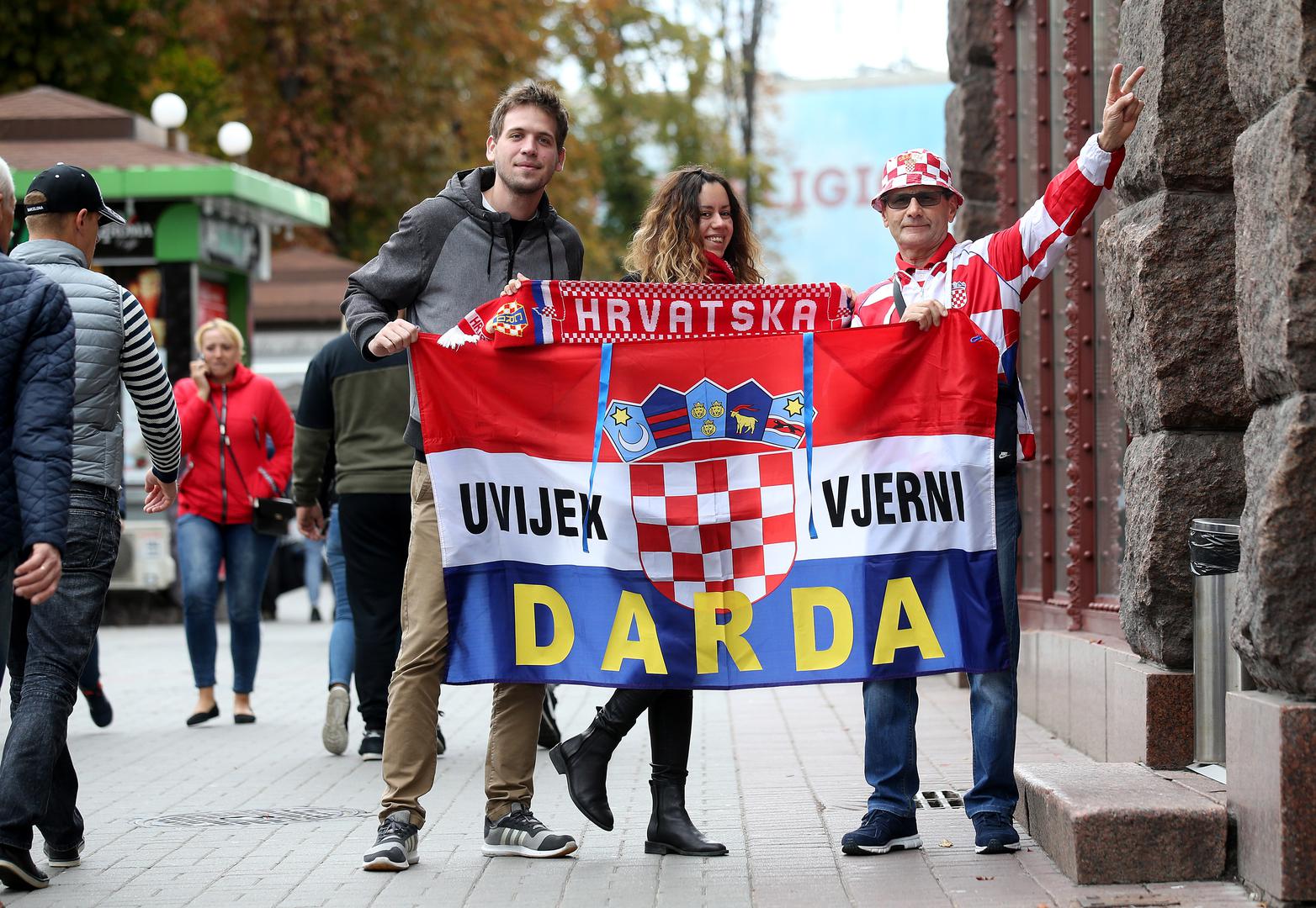 Hrvatski navijači okupirali su ukrajinski glavni grad