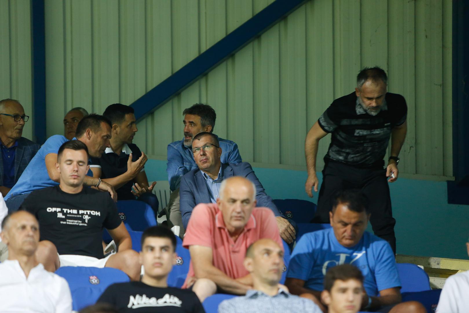 18.07.2021.,Siroki Brijeg - Zoran Mamic i Ivo Dzidic na utakmici NK Siroki Brijeg - HSK Zrinjski.
Photo: Denis Kapetanovic/HaloPix/PIXSELL