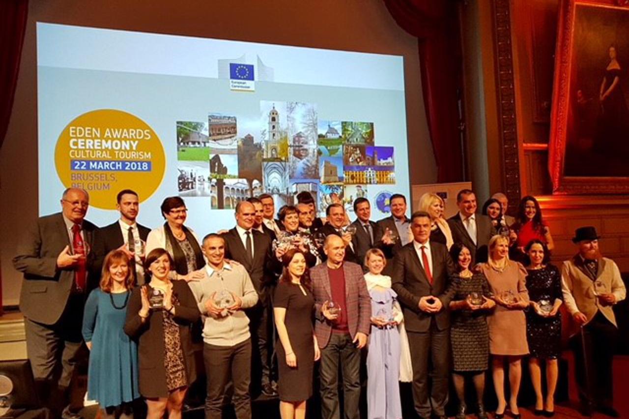 Destinaciji „Vukovar - Vučedol - Ilok“ u Bruxellesu uručena EDEN nagrada